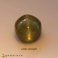 Natural Chrysoberyl cats eye 1.08 Carats Yellowish Green Oval Cabochon 6x5 mm Loose Gemstone - Image 4