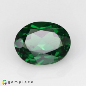 tsavorite garnet  0.42cts - 5x4mm