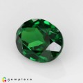 Natural Tsavorite garnet 0.42 Carats Chrome Green Oval 5x4 mm Loose Gemstone - Image 3