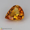 Natural Sapphire 1.44 Carats Golden Yellow Pear 8x7 mm Loose Gemstone - Image 2