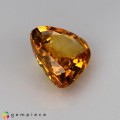 Natural Sapphire 1.44 Carats Golden Yellow Pear 8x7 mm Loose Gemstone - Image 6