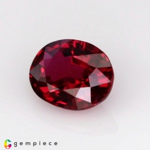 ruby  0.55cts - 5x4mm
