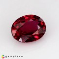 Natural Ruby 0.55 Carats Purplish Red Oval 5x4 mm Loose Gemstone - Image 3