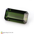 Natural Tourmaline 6.87 Carats Forest Green Emerald Cut 15x8 mm Loose Gemstone - Image 2
