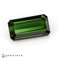 Natural Tourmaline 6.87 Carats Forest Green Emerald Cut 15x8 mm Loose Gemstone - Image 5