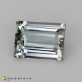 Natural Tourmaline 2.27 Carats Half White Baguette 9x7 mm Loose Gemstone - Image 2