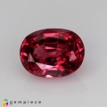 Natural Spinel 1.49 Carats Crimson Pink Oval 8x6 mm Loose Gemstone - Image 1