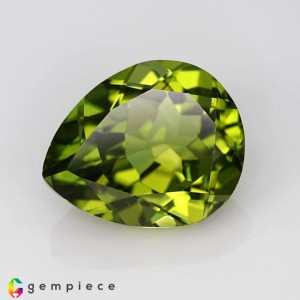 peridot  5.12cts - 12x10mm