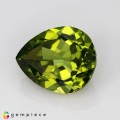 Natural Peridot 5.12 Carats Yellowish Green Pear 12x10 mm Loose Gemstone - Image 2