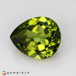 peridot  5.12cts - 12x10mm