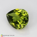 Natural Peridot 5.12 Carats Yellowish Green Pear 12x10 mm Loose Gemstone - Image 3