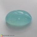 Natural Peru opal 10.26 Carats Paraiba Blue Oval Cabochon 19x13 mm Loose Gemstone - Image 1