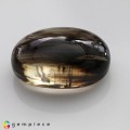 Natural Scapolite 41.31 Carats Smoky Rainbow Rutiles Oval Cabochon 26x18 mm Loose Gemstone - Image 5
