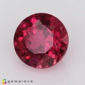 Natural Purplish pink natural rubellite round shaped  1.49 Carats Purplish Pink Round 7x5 mm Loose Gemstone - Image 3