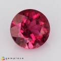 Natural Purplish pink natural rubellite round shaped  1.49 Carats Purplish Pink Round 7x5 mm Loose Gemstone - Image 6