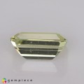 Natural Amblygonite 1.28 Carats Yellowish Green Emerald Cut 8x5 mm Loose Gemstone - Image 5