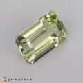Natural Amblygonite 1.28 Carats Yellowish Green Emerald Cut 8x5 mm Loose Gemstone - Image 6