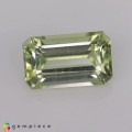 Natural Amblygonite 1.28 Carats Yellowish Green Emerald Cut 8x5 mm Loose Gemstone - Image 7
