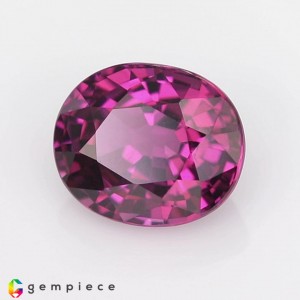 rhodolite garnet  1.74cts - 8x6mm