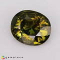 Natural Demantoid garnet 1.48 Carats Greenish Yellow Oval 8x7 mm Loose Gemstone - Image 4