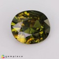 Natural Demantoid garnet 1.48 Carats Greenish Yellow Oval 8x7 mm Loose Gemstone - Image 7