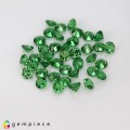 Natural Tsavorite garnet 6.39 Carats Chrome Green Round 3x2 mm Loose Gemstone - Image 2
