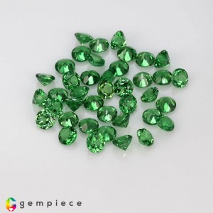 tsavorite garnet  6.39cts - 3x2mm