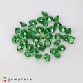 Natural Tsavorite garnet 6.39 Carats Chrome Green Round 3x2 mm Loose Gemstone - Image 1