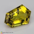 Natural Prasiolite 55.51 Carats Lemon yellow Fancy  32x22 mm Loose Gemstone - Image 1