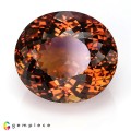 Natural Ametrine 86.01 Carats Purple to Yellow Oval 29x25 mm Loose Gemstone - Image 2