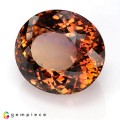 Natural Ametrine 86.01 Carats Purple to Yellow Oval 29x25 mm Loose Gemstone - Image 3