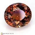 Natural Ametrine 86.01 Carats Purple to Yellow Oval 29x25 mm Loose Gemstone - Image 7