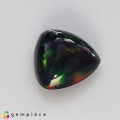 Natural Black rainbow opal 3.75 Carats Rainbow Trilliant Cabochon 12x6 mm Loose Gemstone - Image 3