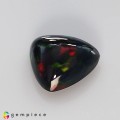 Natural Black rainbow opal 3.75 Carats Rainbow Trilliant Cabochon 12x6 mm Loose Gemstone - Image 2