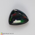 Natural Black rainbow opal 3.75 Carats Rainbow Trilliant Cabochon 12x6 mm Loose Gemstone - Image 4