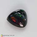 Natural Black rainbow opal 3.75 Carats Rainbow Trilliant Cabochon 12x6 mm Loose Gemstone - Image 5