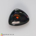 Natural Black rainbow opal 3.75 Carats Rainbow Trilliant Cabochon 12x6 mm Loose Gemstone - Image 6