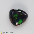 Natural Black rainbow opal 3.75 Carats Rainbow Trilliant Cabochon 12x6 mm Loose Gemstone - Image 7