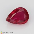 Natural Ruby 1.05 Carats Red  Pear 7x5 mm Loose Gemstone - Image 1