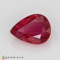 Natural Ruby 1.05 Carats Red  Pear 7x5 mm Loose Gemstone - Image 2