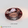 Natural Color change garnet 2.02 Carats Imperial Brown Pink to Cherry Pink Oval 8x6 mm Loose Gemstone - Image 1