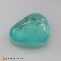Natural Peru opal 4.90 Carats Paraiba Blue Green Heart Cabochon 15x13 mm Loose Gemstone - Image 3