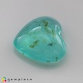 Natural Peru opal 4.90 Carats Paraiba Blue Green Heart Cabochon 15x13 mm Loose Gemstone - Image 5