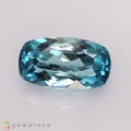 Natural Zircon 6.48 Carats Sea Blue Cushion 14x8 mm Loose Gemstone - Image 3