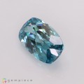 Natural Zircon 6.48 Carats Sea Blue Cushion 14x8 mm Loose Gemstone - Image 5