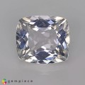 Natural Scapolite 3.25 Carats White Cushion 10x9 mm Loose Gemstone - Image 1