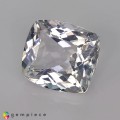 Natural Scapolite 3.25 Carats White Cushion 10x9 mm Loose Gemstone - Image 2
