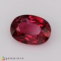 Natural Spinel 1.47 Carats Neon Reddish Pink Oval 8x6 mm Loose Gemstone - Image 3