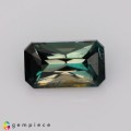 Natural Grandidierite 0.28 Carats Blue Green Emerald Cut 6x4 mm Loose Gemstone - Image 1