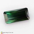 Natural Tourmaline 6.51 Carats Blue Green Emerald 15x8 mm Loose Gemstone - Image 1
